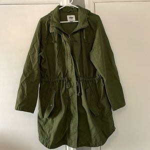Green Hooded Old Navy Jacket